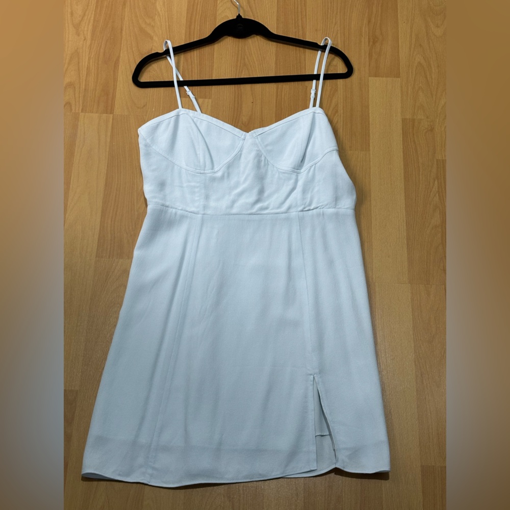Sunday Best White Strapless Dress